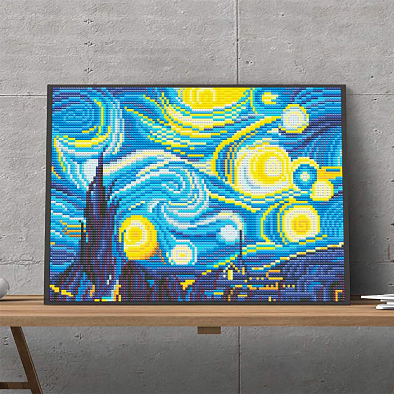 Sparkly Selections Starry Night Glow in the Dark Diamond Art Kit